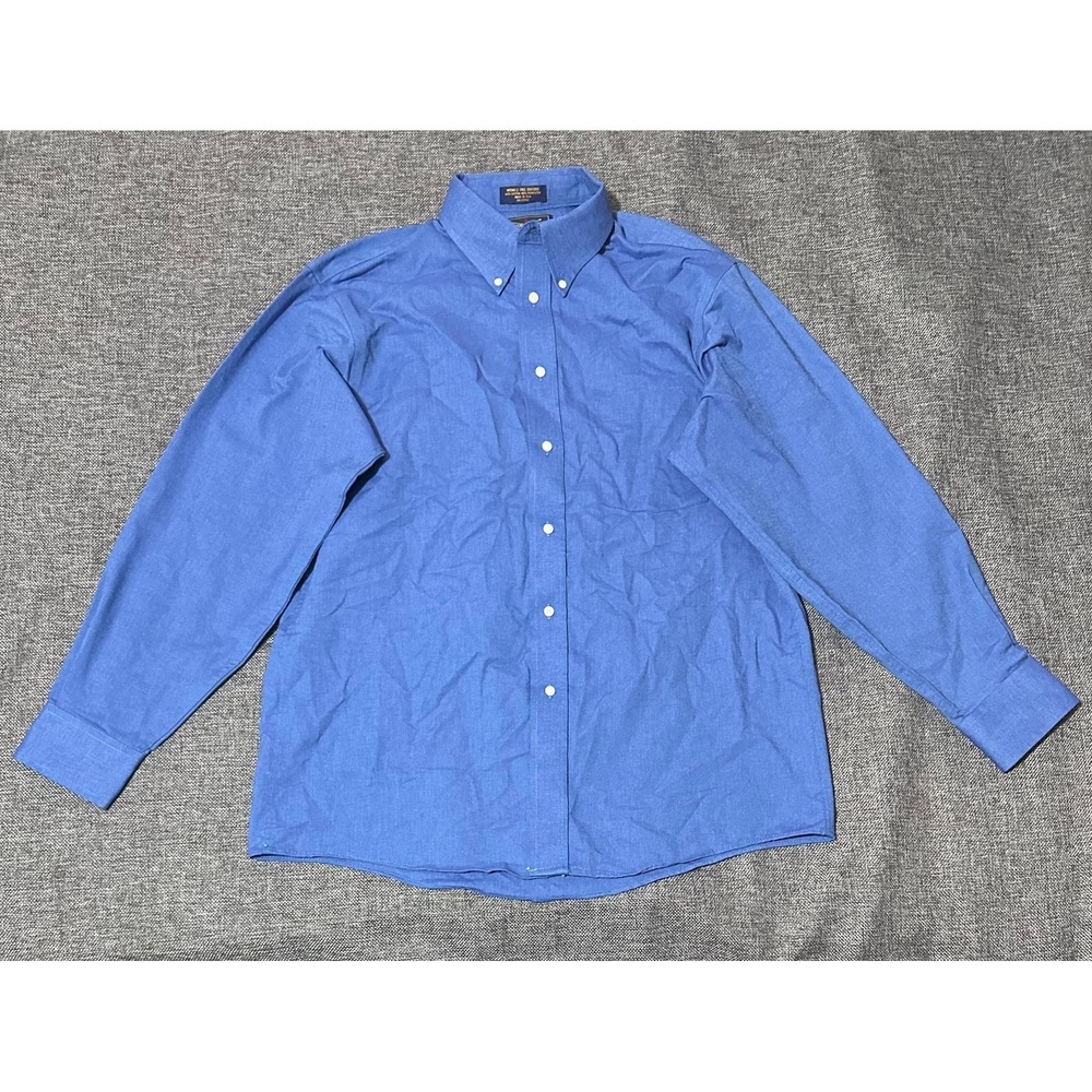 Arrow Men's 16-32/33 Blue‎ Long Sleeve Shirt